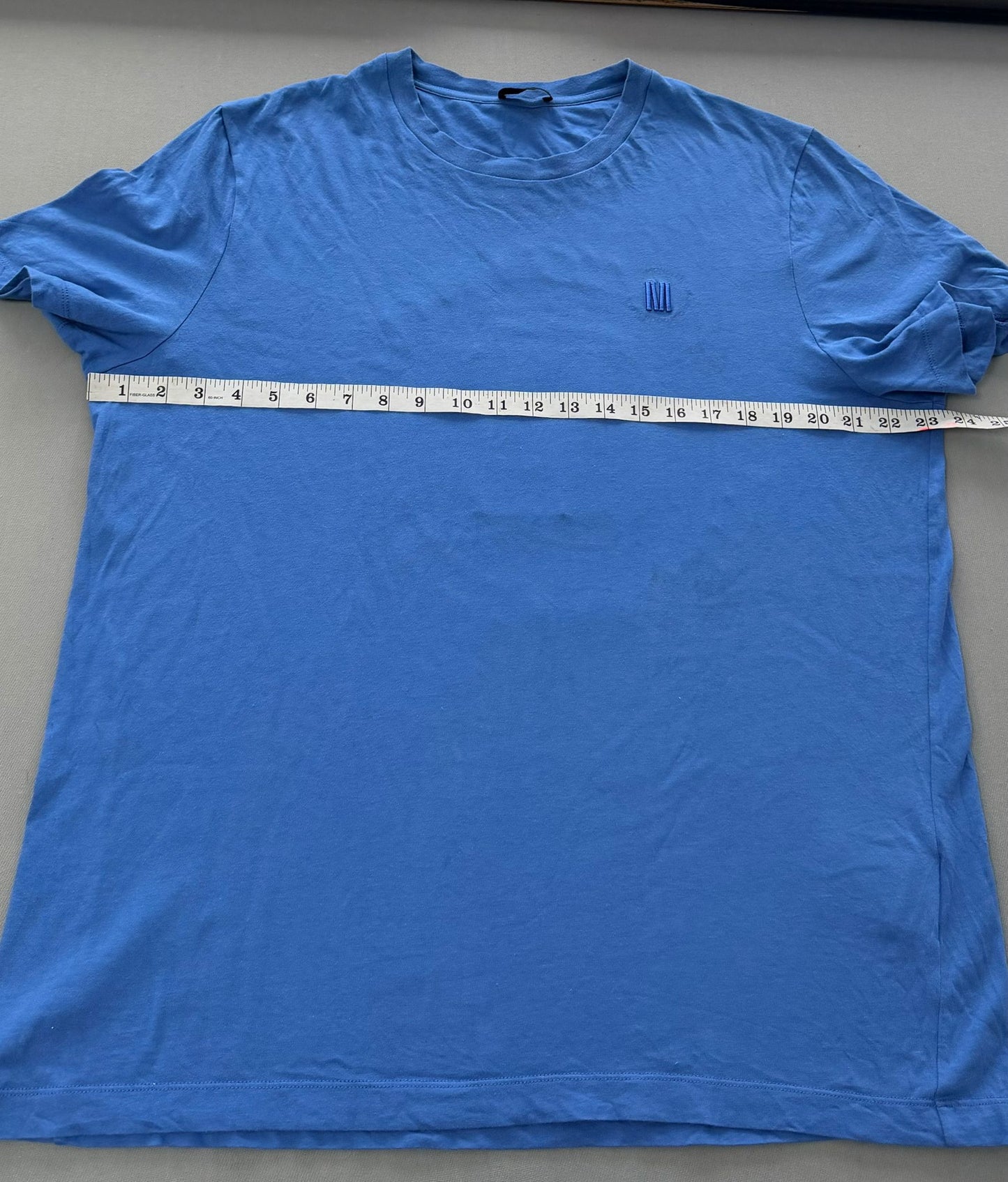 Moncler Blue Reflective T.Shirt - Size: XL (23.5''ptp)