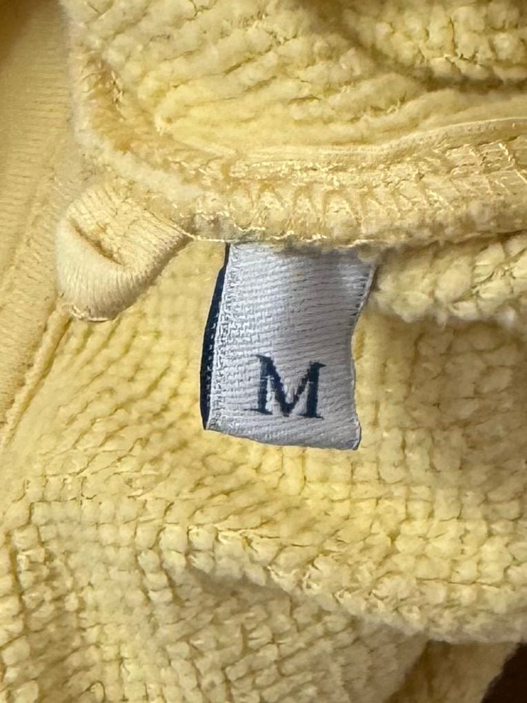 Moncler Ladies Printed Cotton Blend Yellow Hoodie - Size: Medium (22.5''ptp)