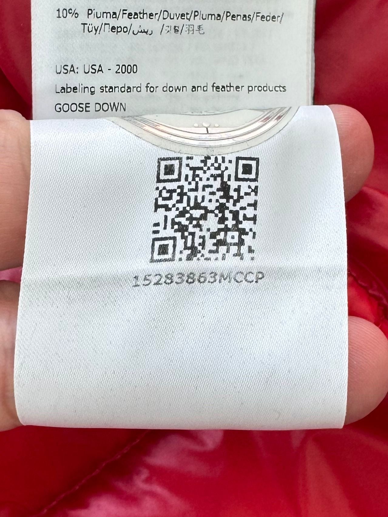 Moncler Red Gui Down Gilet - Size 4 - 22” PTP - Large