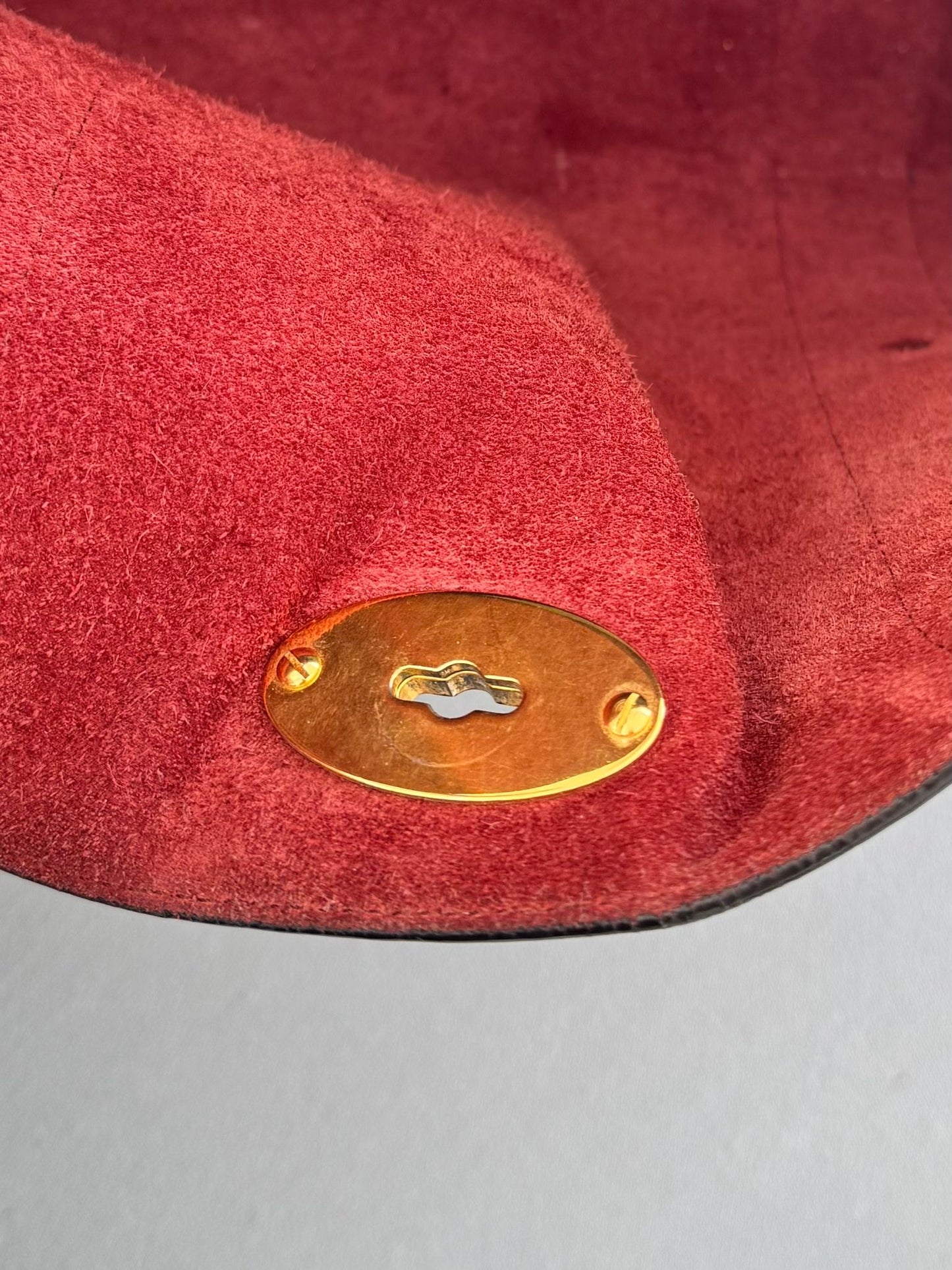 Mulberry Bayswater Tote In Antique Blue With Gold Hardware - Limited Edition