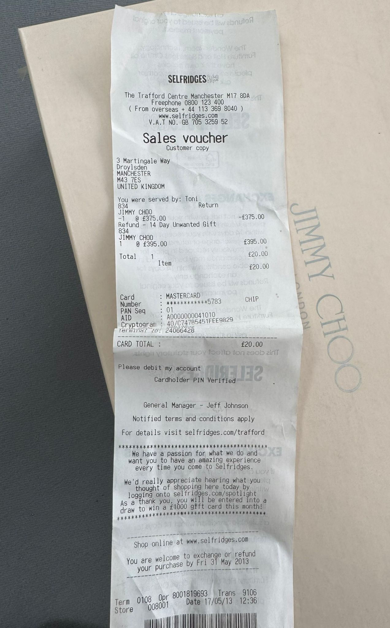 Jimmy Choo Black Leather 'Aimee' Pump Heels - Size: UK 5.5 (38.5)