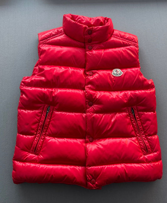 Moncler Red Tib Down Gilet - Age 10