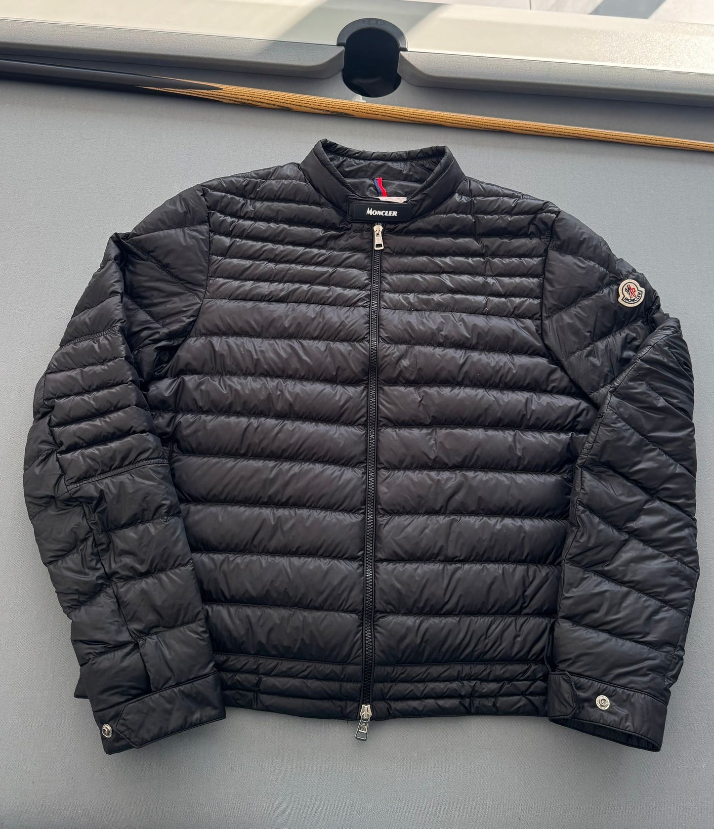 Moncler Kavir Black Jacket - Size 6 - PTP 24.5”