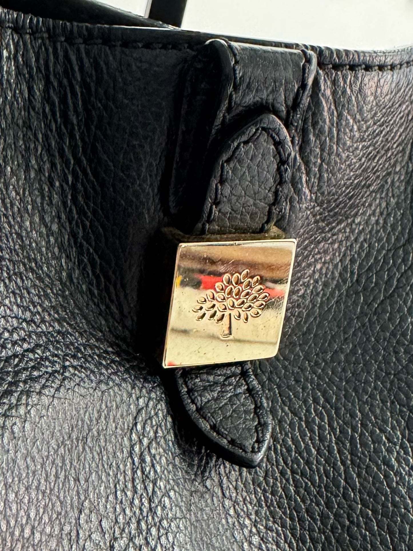 Mulberry Tessie Tote Bag In Black