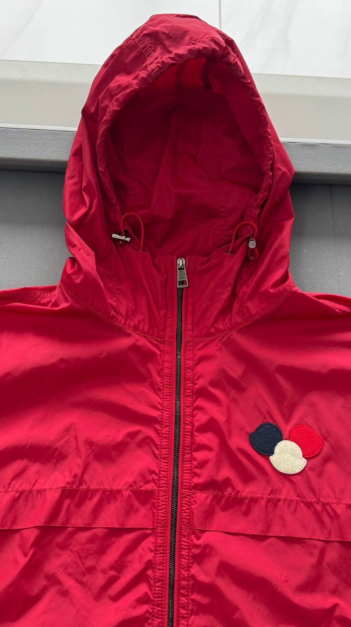 Moncler Red Feyence Jacket - Size 3 - PTP 25.5” - Fits XL / XXL
