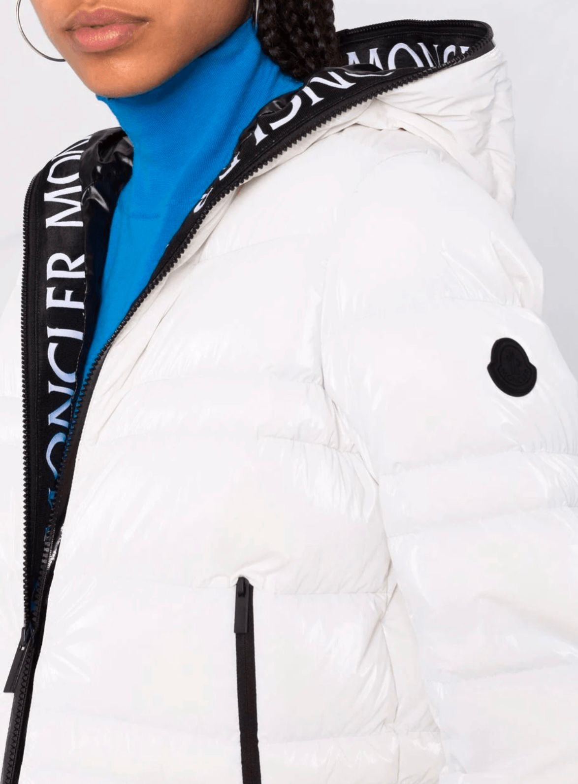 Moncler Tharon White Down Jacket – Size 5 (Fits UK 14-16)