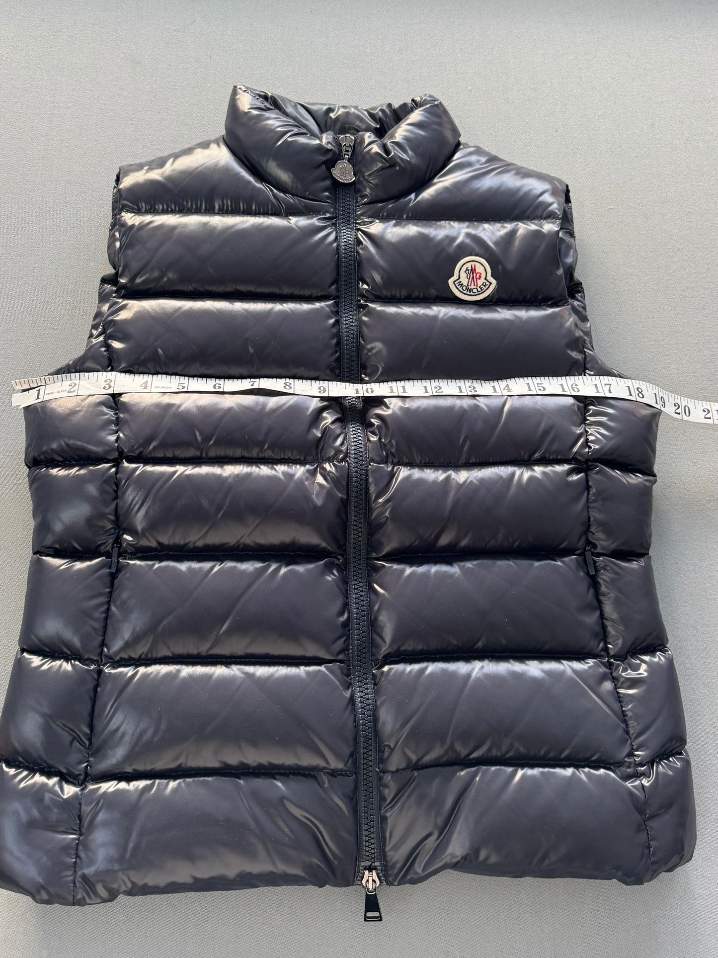 Moncler Ghany Navy Gilet - Size: 2 UK 10 (19''ptp)