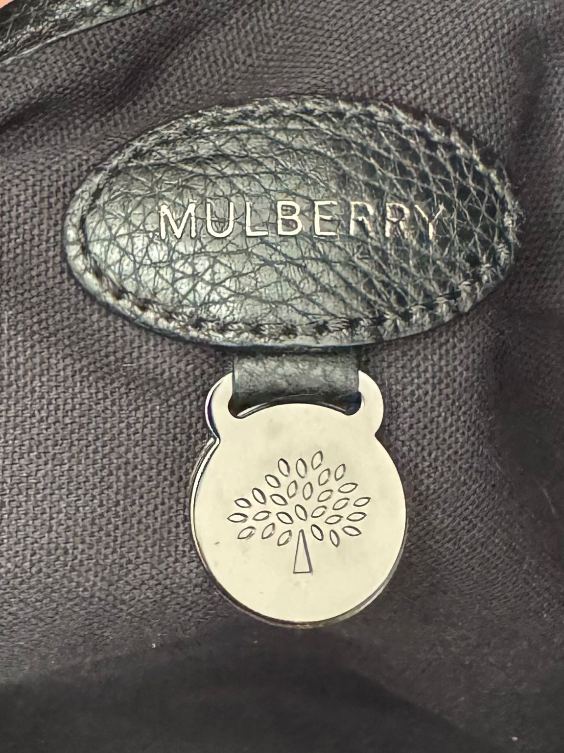 Mulberry Theo Dark Grey Laptop Bag Document Briefcase