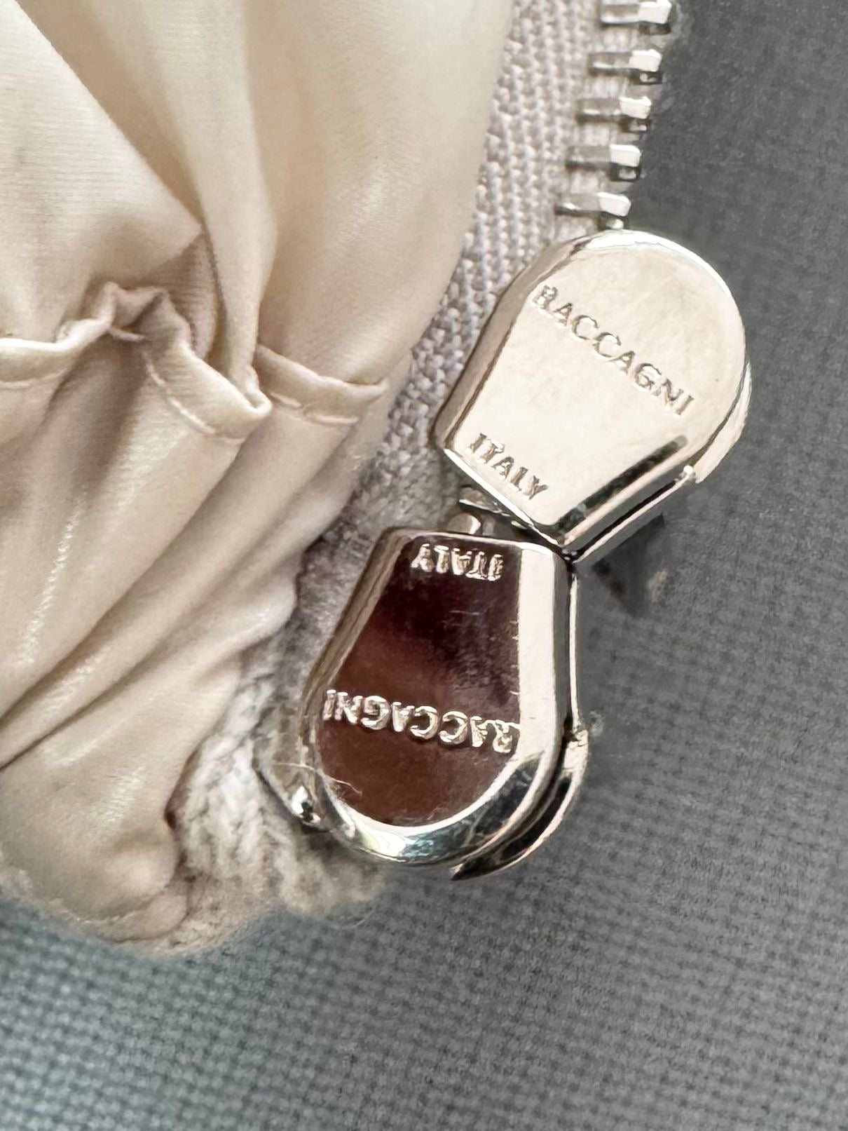 Moncler Beige Cayeux Wool Blend Down Jacket - Size 2 (UK10-12)