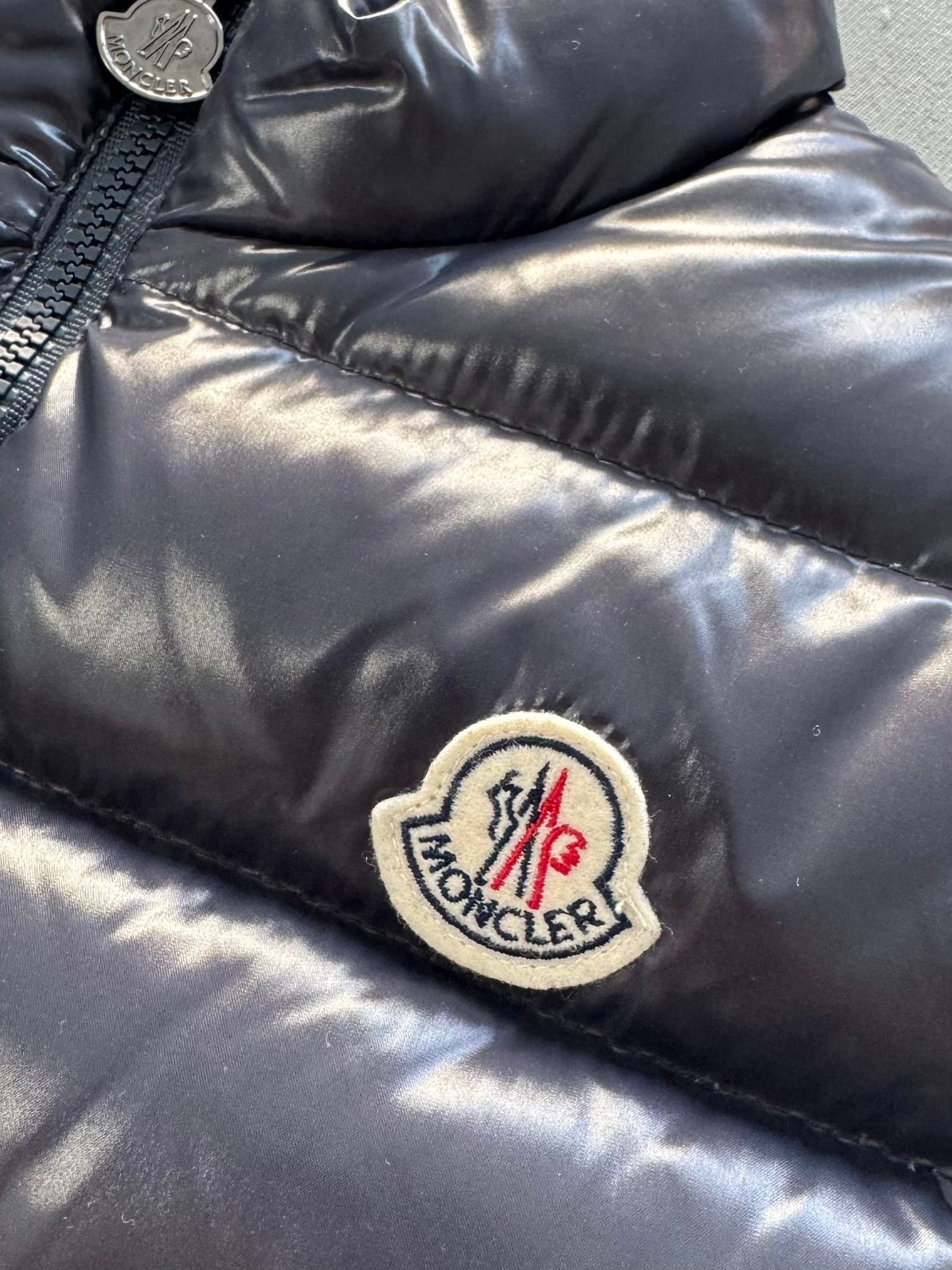 Moncler Ghany Navy Gilet - Size: 2 UK 10 (19''ptp)