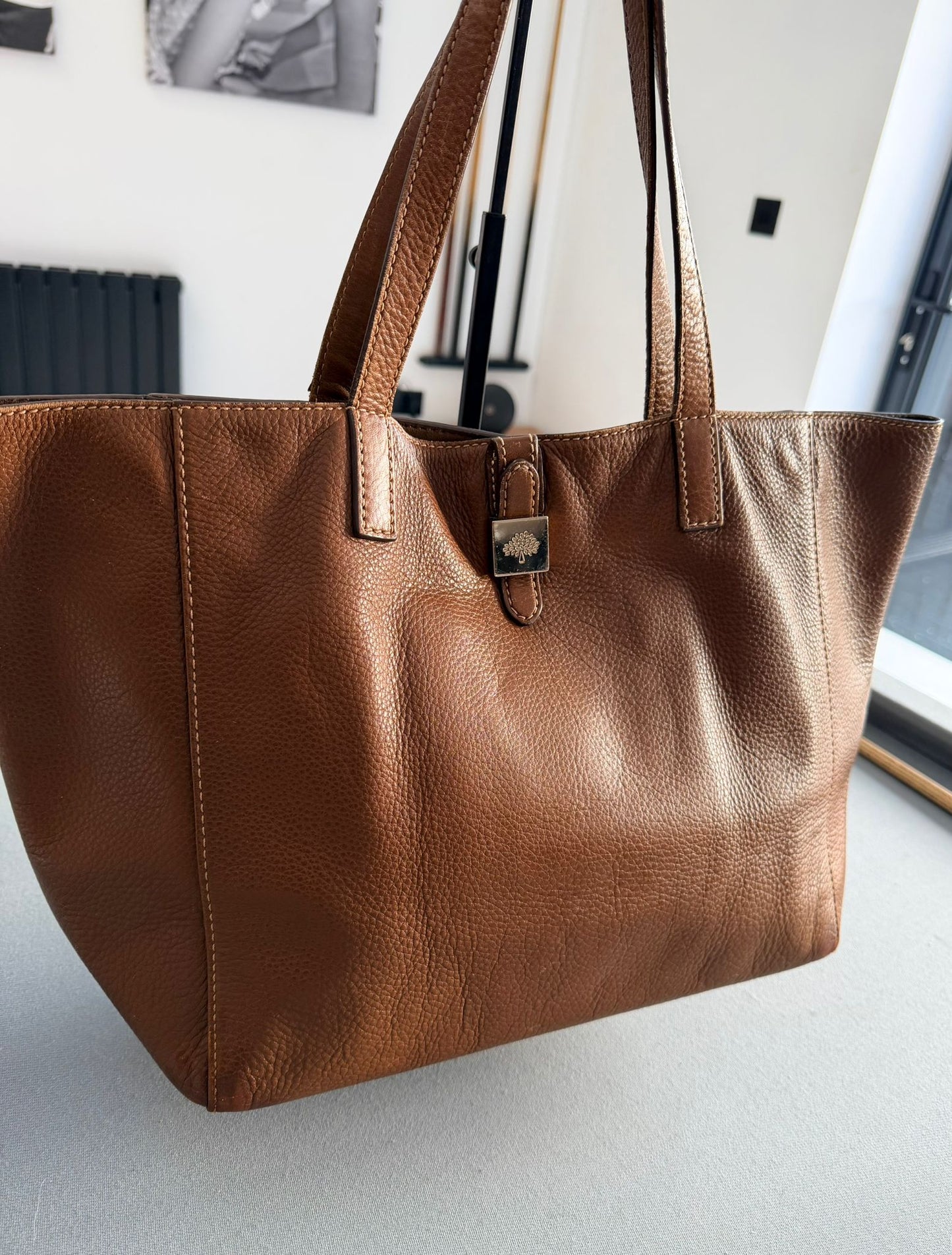 Mulberry Tessie Tote In Tan