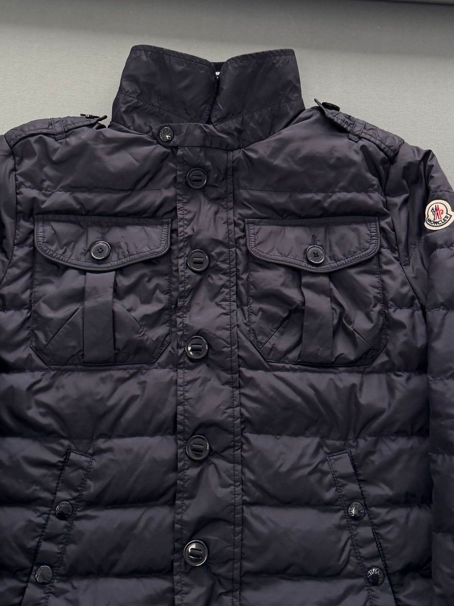 Moncler Navy Mekong Jacket - Size: 2 (22'' PTP)