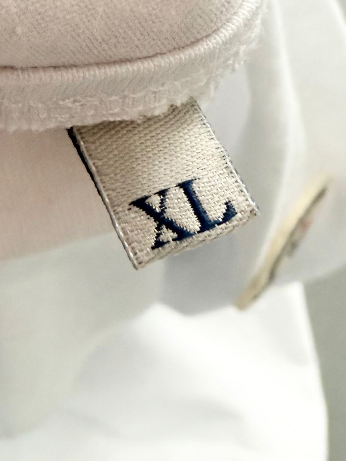 Moncler White Cotton Logo Round Neck TShirt - XL (23''ptp)