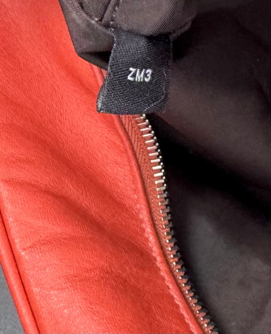 Mulberry Coral Leather Wash Bag