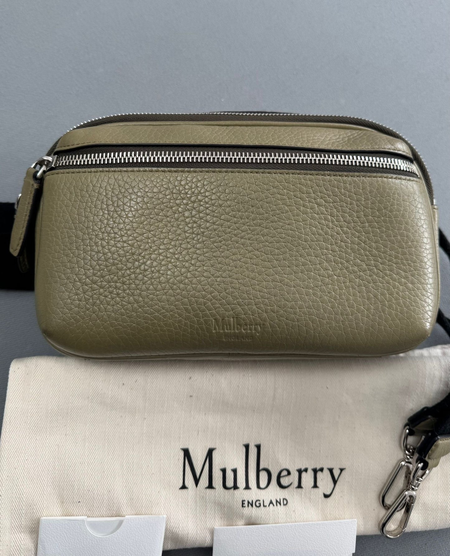 Mulberry Khaki Urban Reporter Messenger Bag