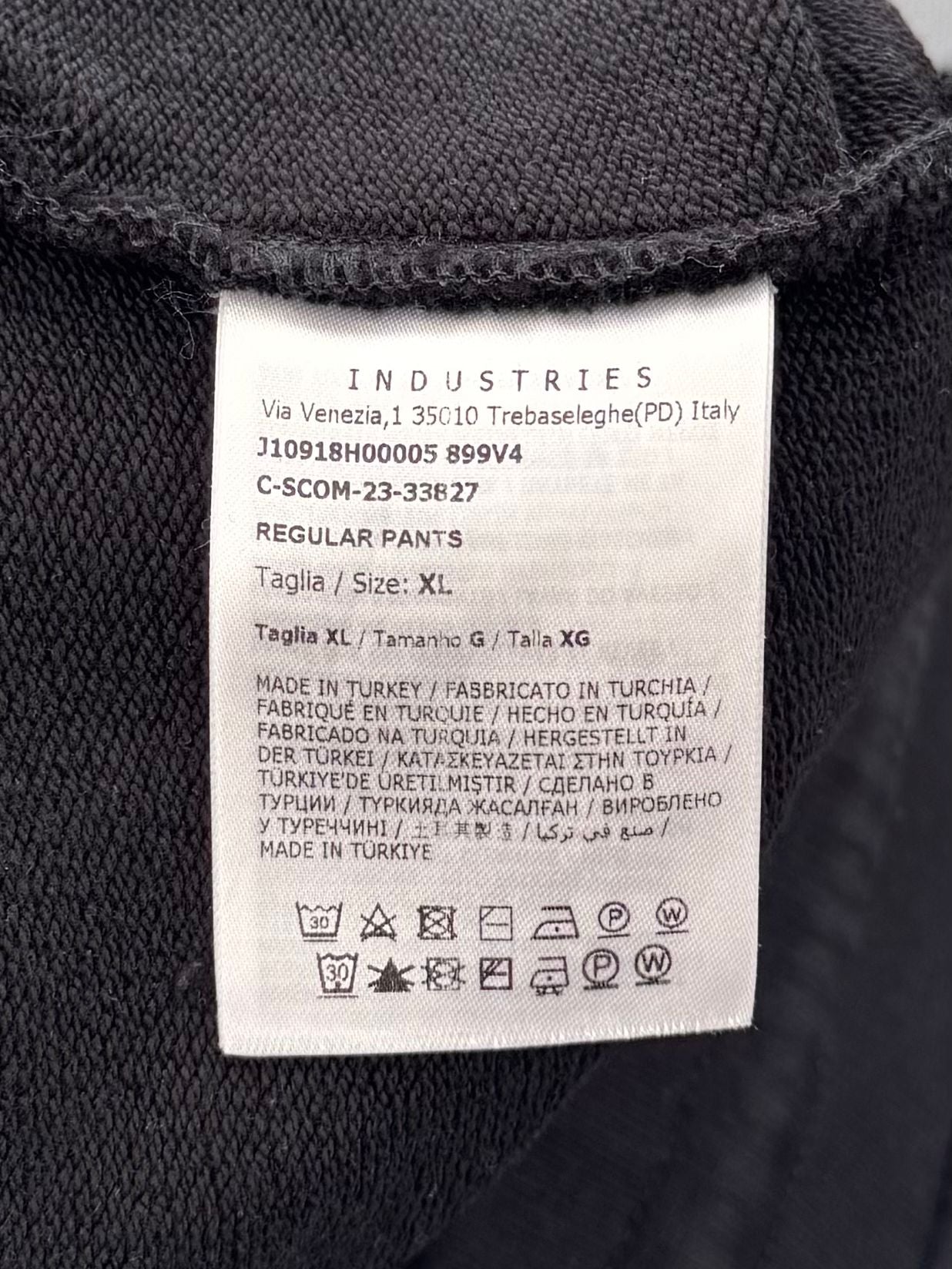 Moncler Heart Logo Tracksuit Bottoms Black - XL