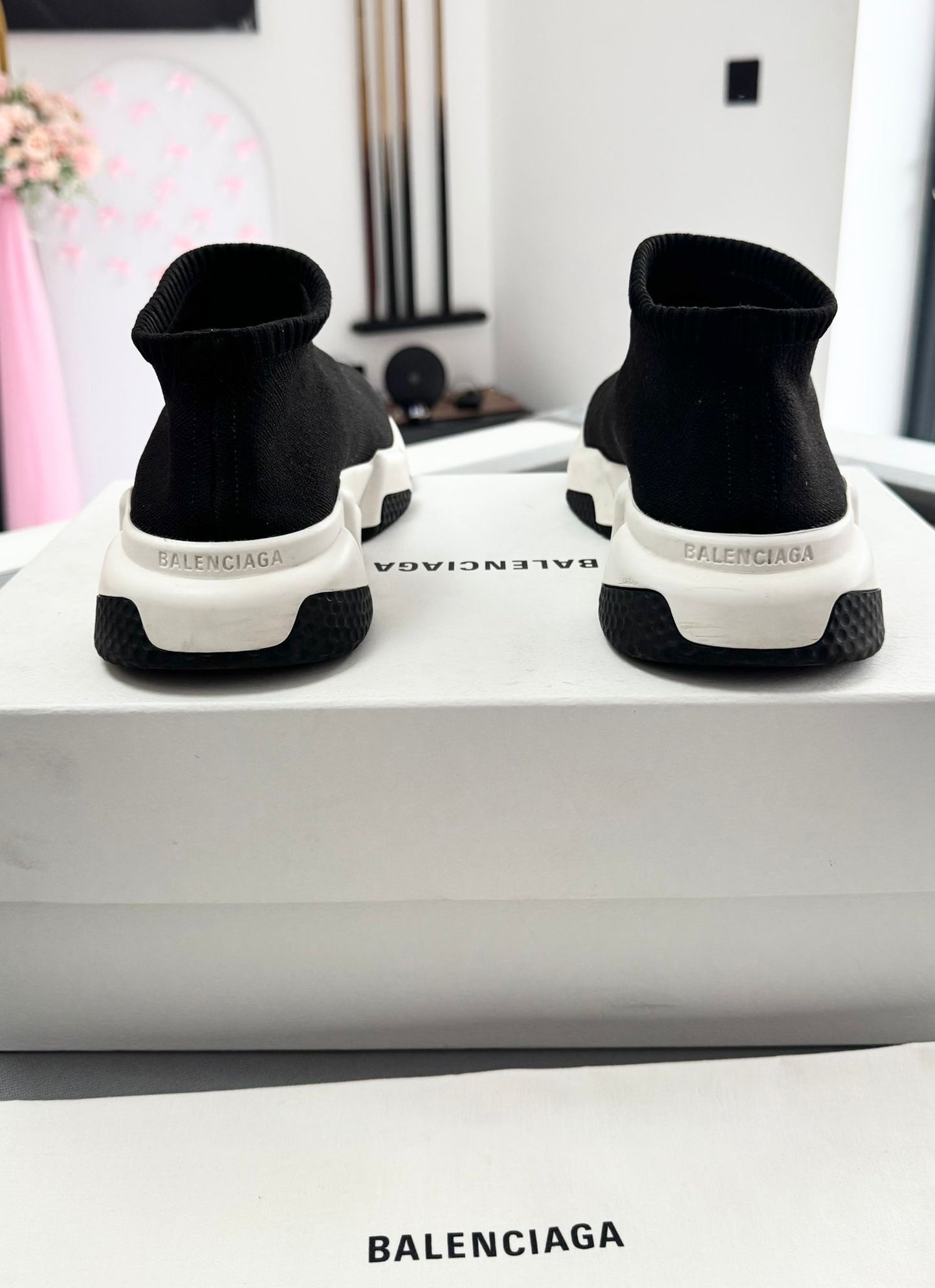 Balenciaga Speed Low Sock Black - UK 6 (EU39)