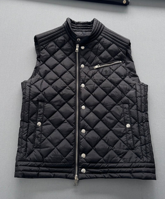 Moncler Black Roy Gilet - Size 2 (Medium) (21” PTP)