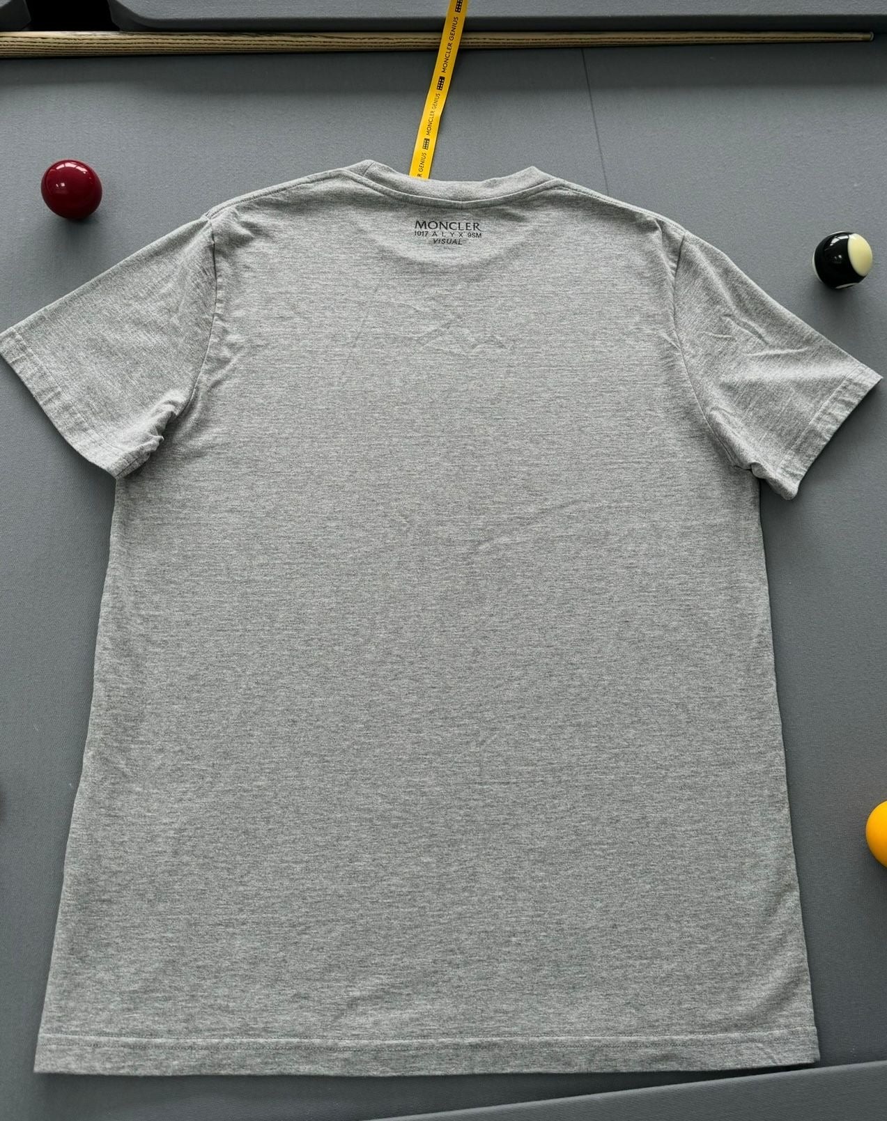 Moncler Genius 6 1017 ALYX 9SM Grey T Shirt - Large (21''PTP)