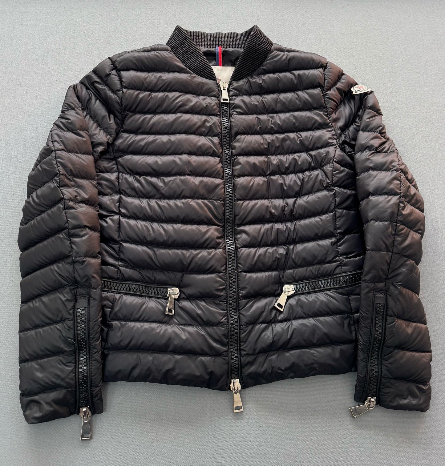 Moncler Blen Black Down Jacket - Fits UK 10 - Size 3 (20” PTP)