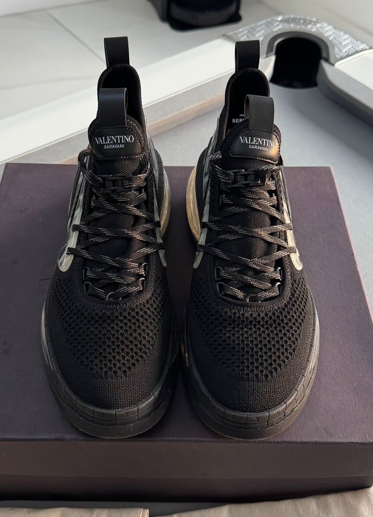 Valentino Garavani Cloudknit Air 'Black' - UK 10 - EU 44