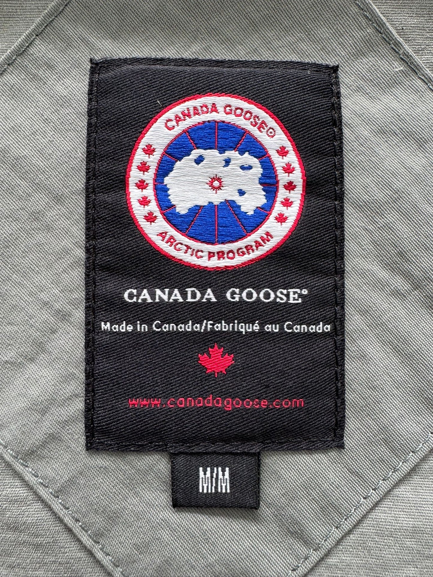Canada Goose Redstone Grey Jacket - Medium (22''ptp)