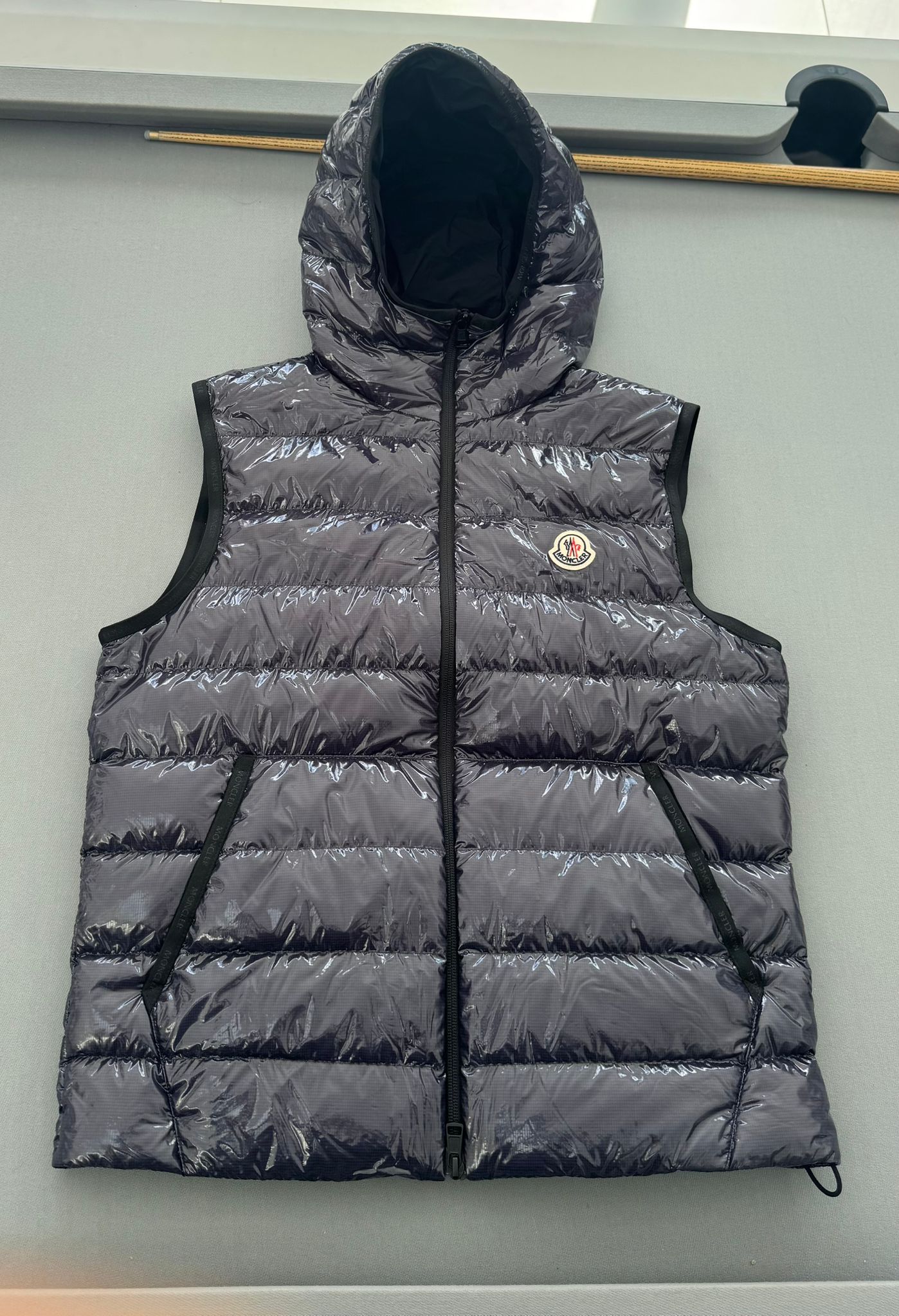 Moncler Lappe Navy Gilet - Size 1 - 21” PTP - Medium