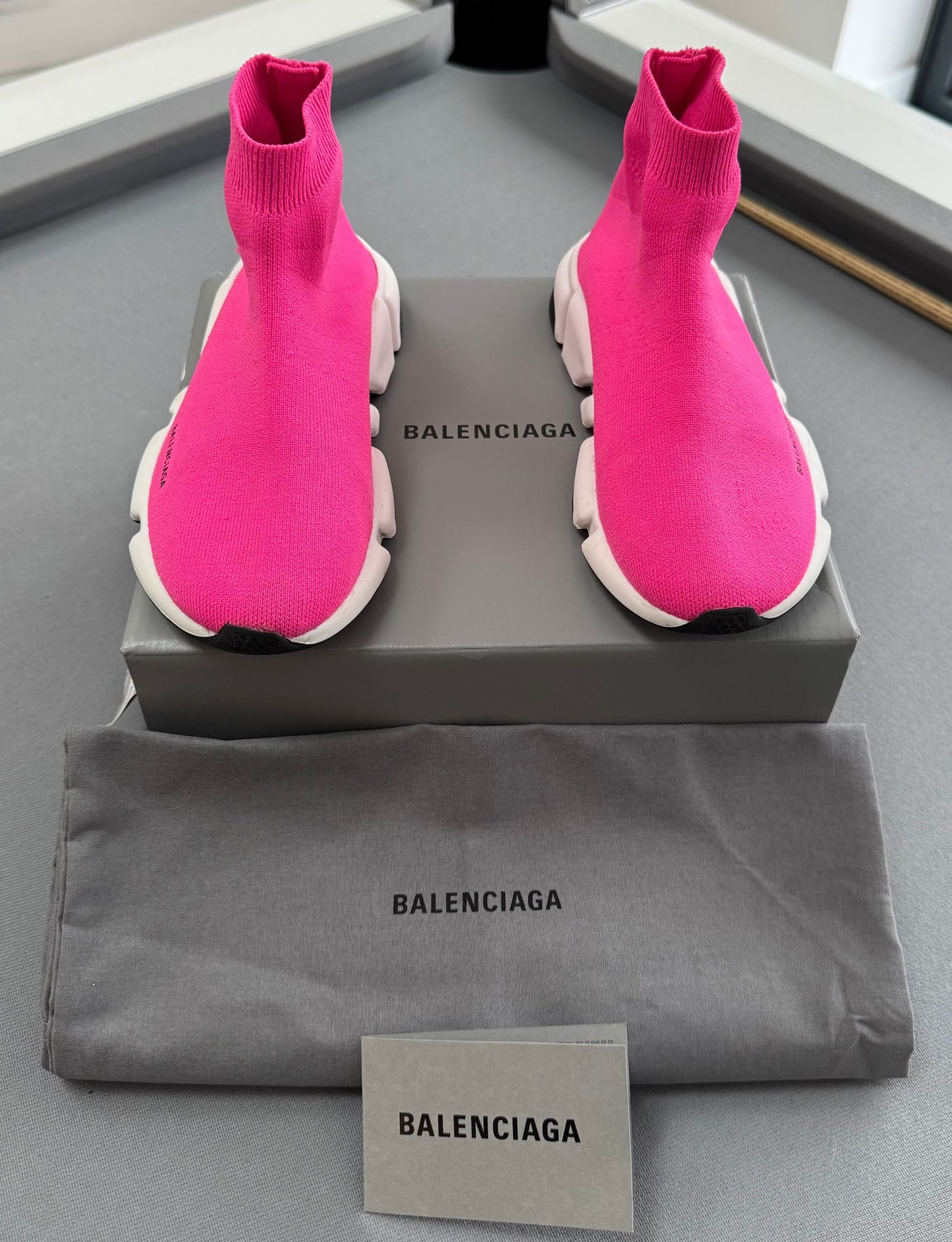 Balenciaga Speed Sock Trainers Pink Size EU 31-32  / UK 12-13