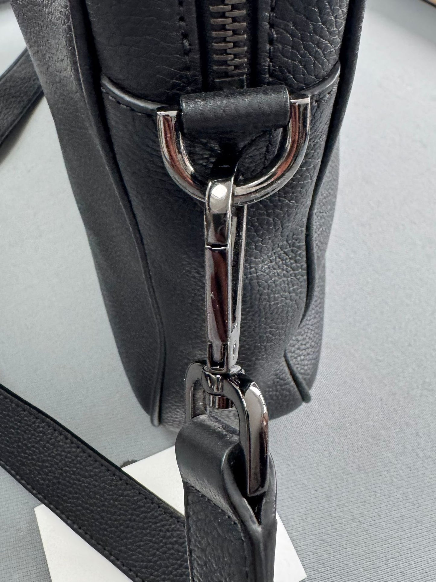 Mulberry Theo Dark Grey Laptop Bag Document Briefcase