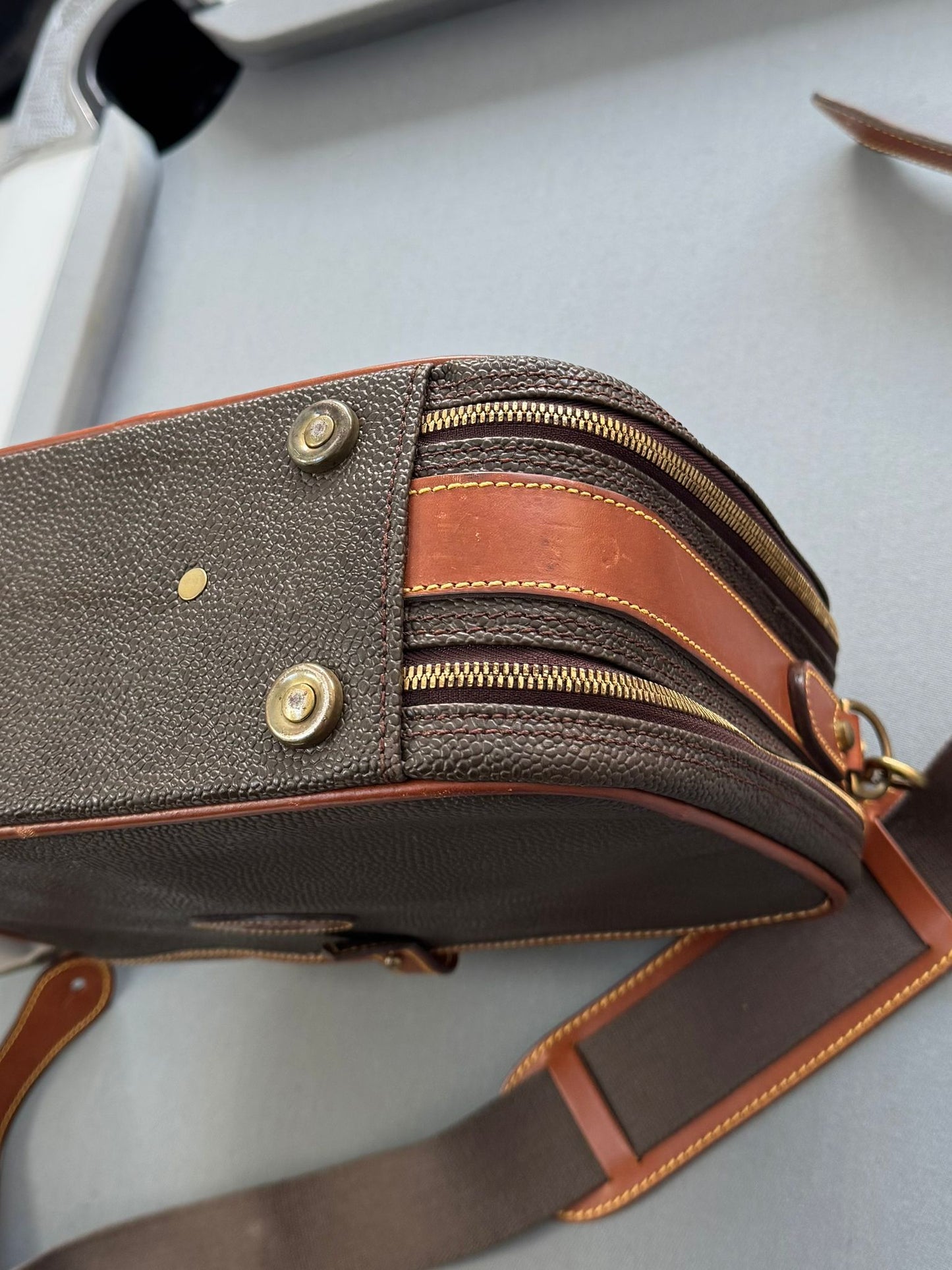 Mulberry Mole & Cognac Scotchgrain Briefcase