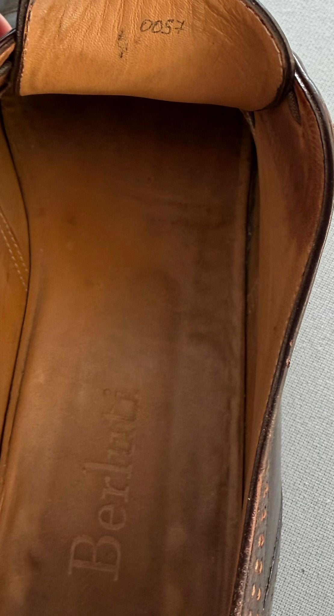 Berluti Brown Oxford Shoes - Size: UK9 (EU43)