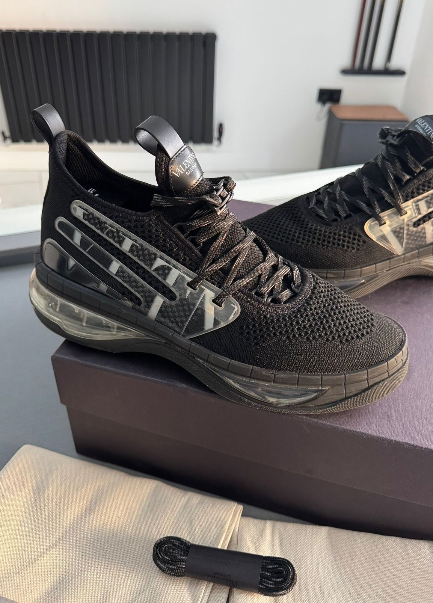 Valentino Garavani Cloudknit Air 'Black' - UK 10 - EU 44