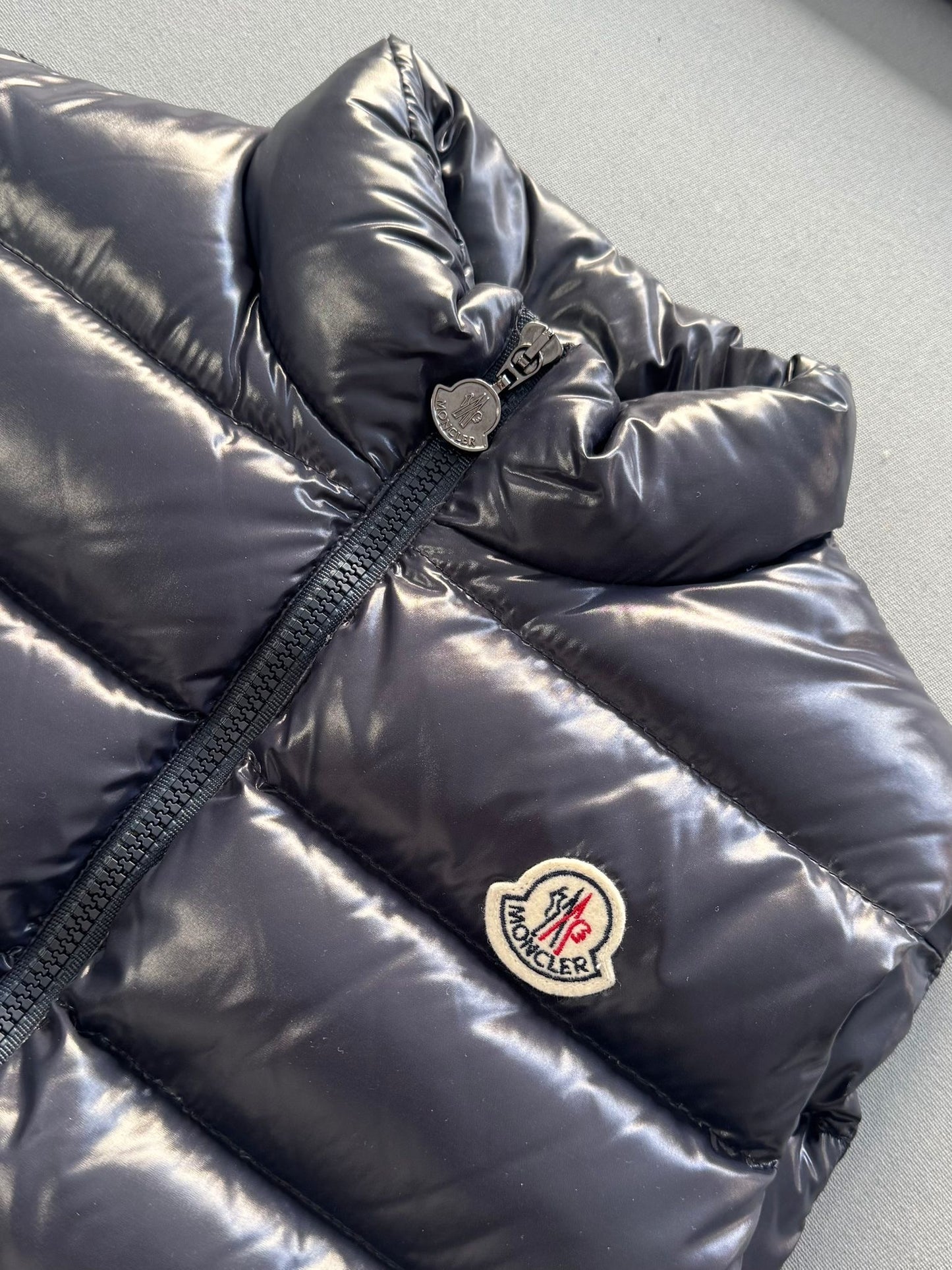 Moncler Ghany Navy Gilet - Size: 2 UK 10 (19''ptp)