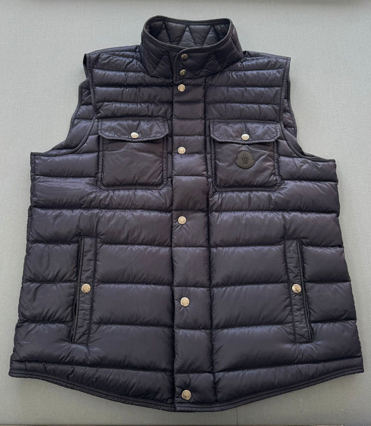 Moncler Navy Ever Gilet - XL (Size 5) - 24” PTP