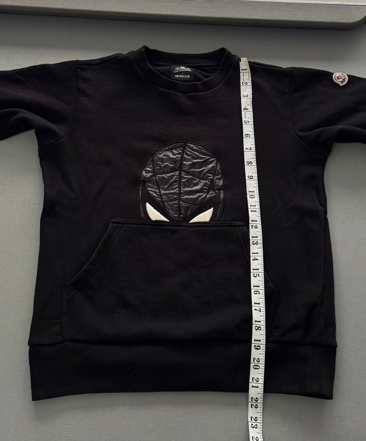 Moncler X Spiderman Black Cotton Jersey Tracksuit - Age 14 (18.5'' ptp)