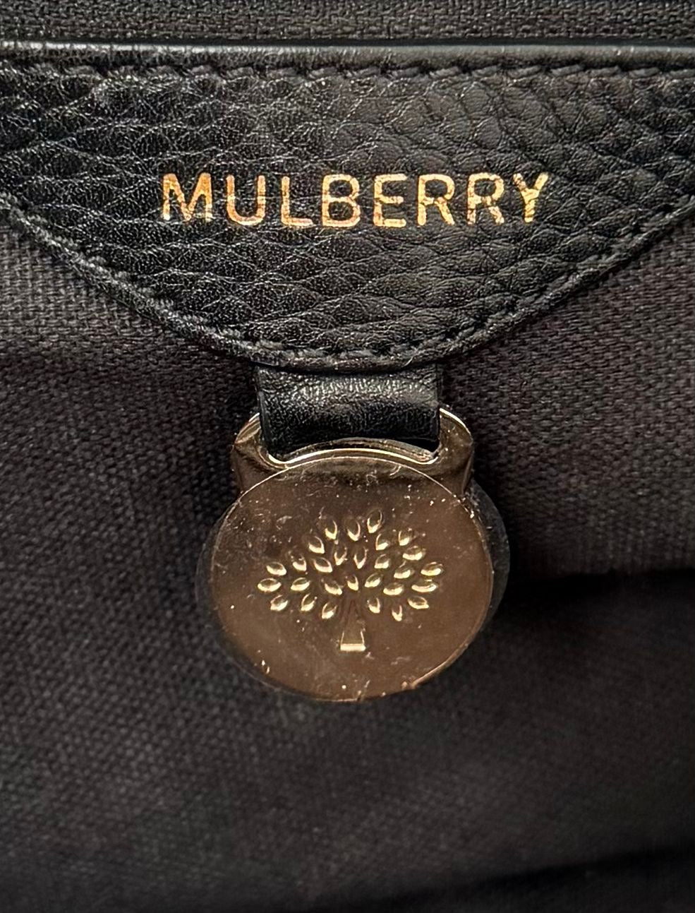 Mulberry Tessie Satchel Black Crossbody Shoulder Bag – Authentic Pre-Loved UK | Westin High End