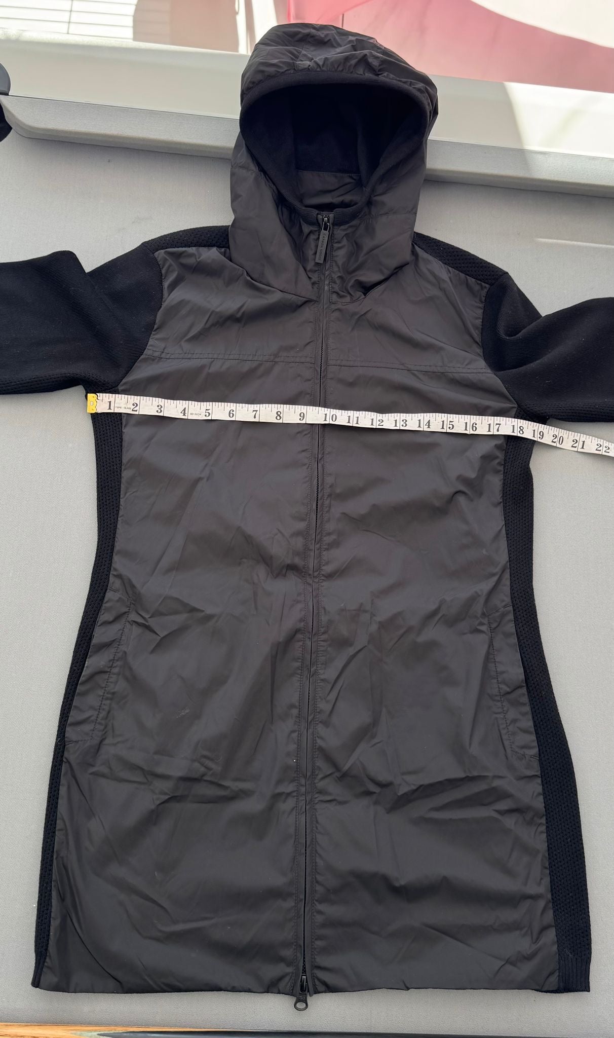 Canada Goose Windbridge Hooded Longline Cardigan - Size: Small (19''ptp) Fits UK10/12