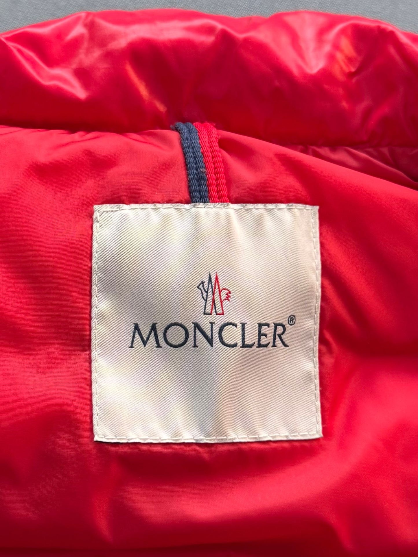 Moncler Red Tib Down Gilet - Age 10
