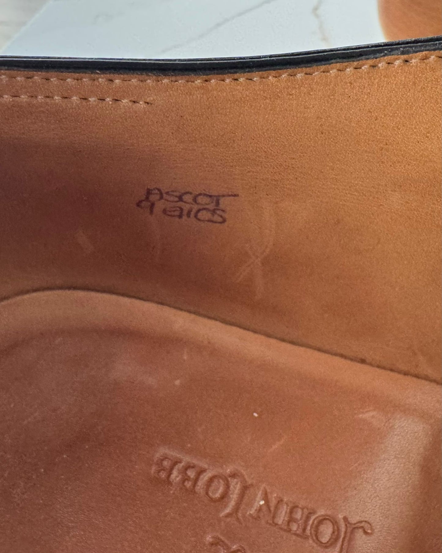 John Lobb Men’s Ascot Oxford Lace-up Shoes Black - UK 9 - EU 43