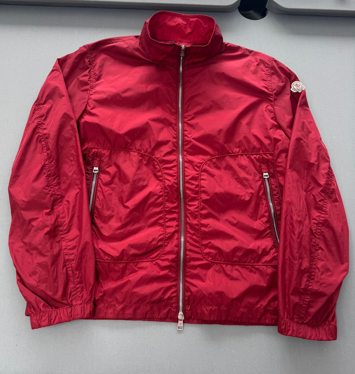 Moncler Red Renoir Jacket - Size 6 - PTP 26” - Fits XL / XXL