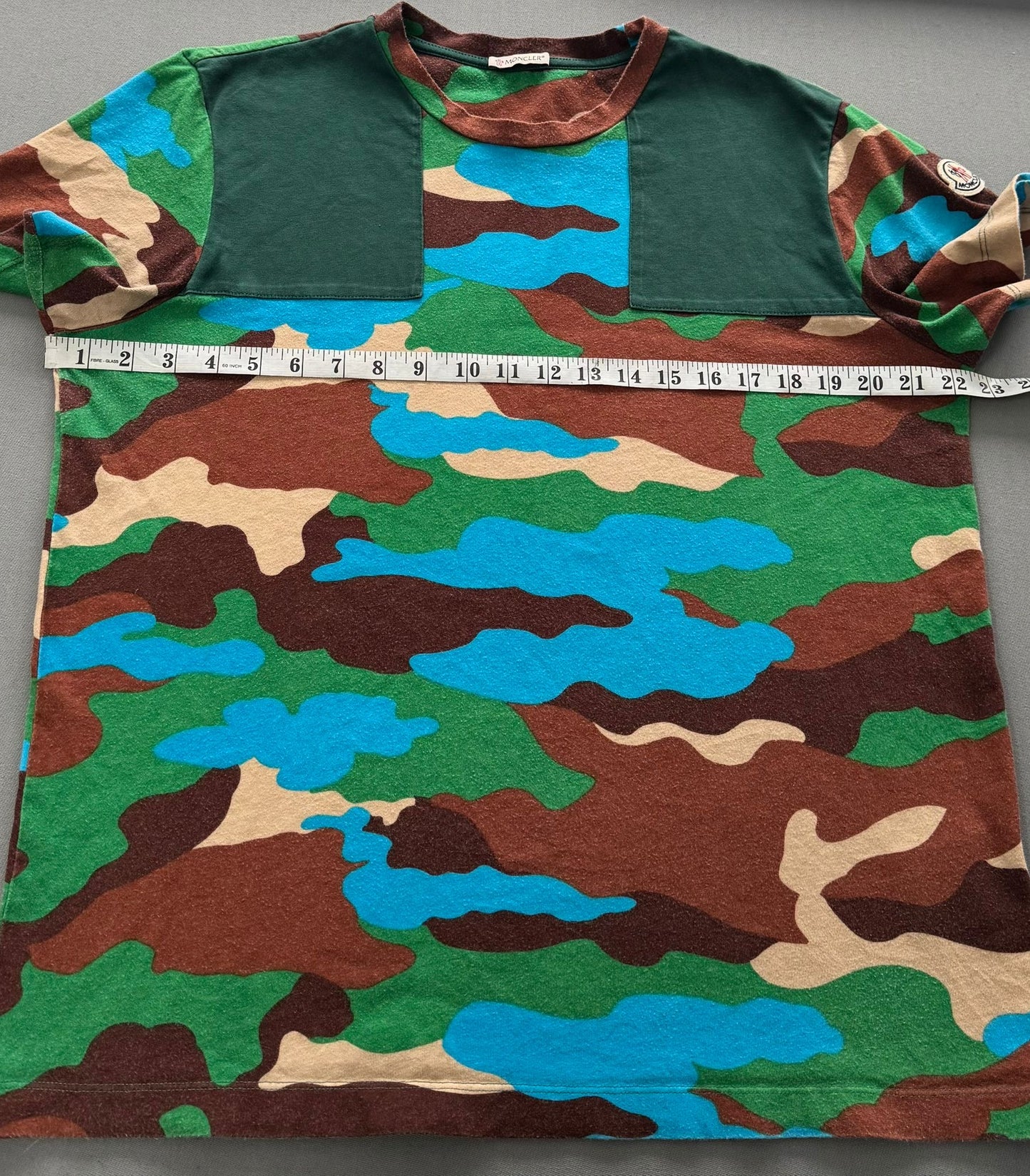 Moncler Camo T-Shirt - Medium- 22” PTP