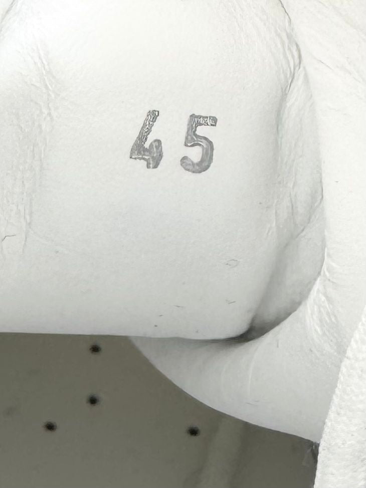 Moncler Leave No Trace White, Black & Silver Trainers - UK 11 - EU 45