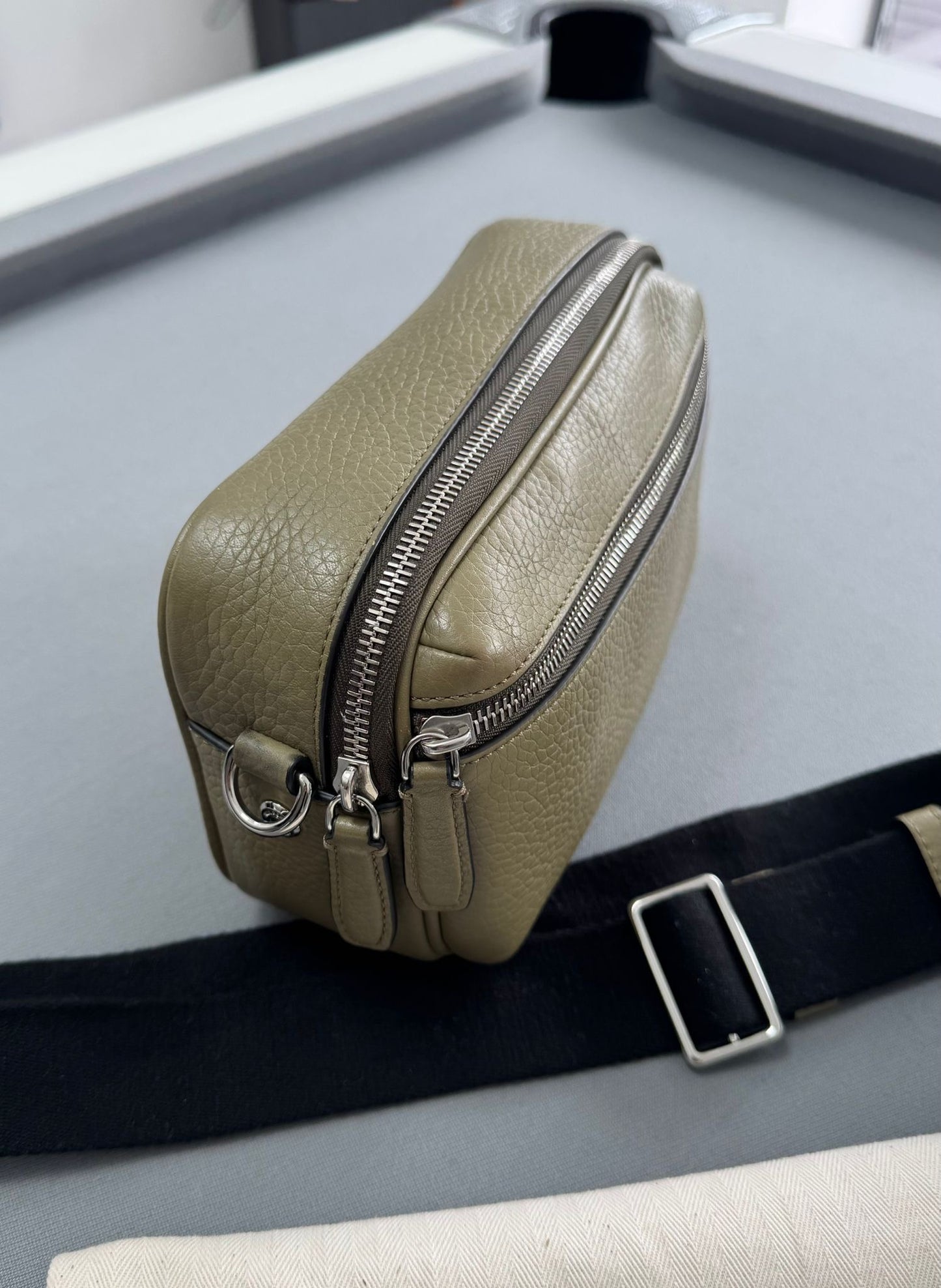 Mulberry Khaki Urban Reporter Messenger Bag