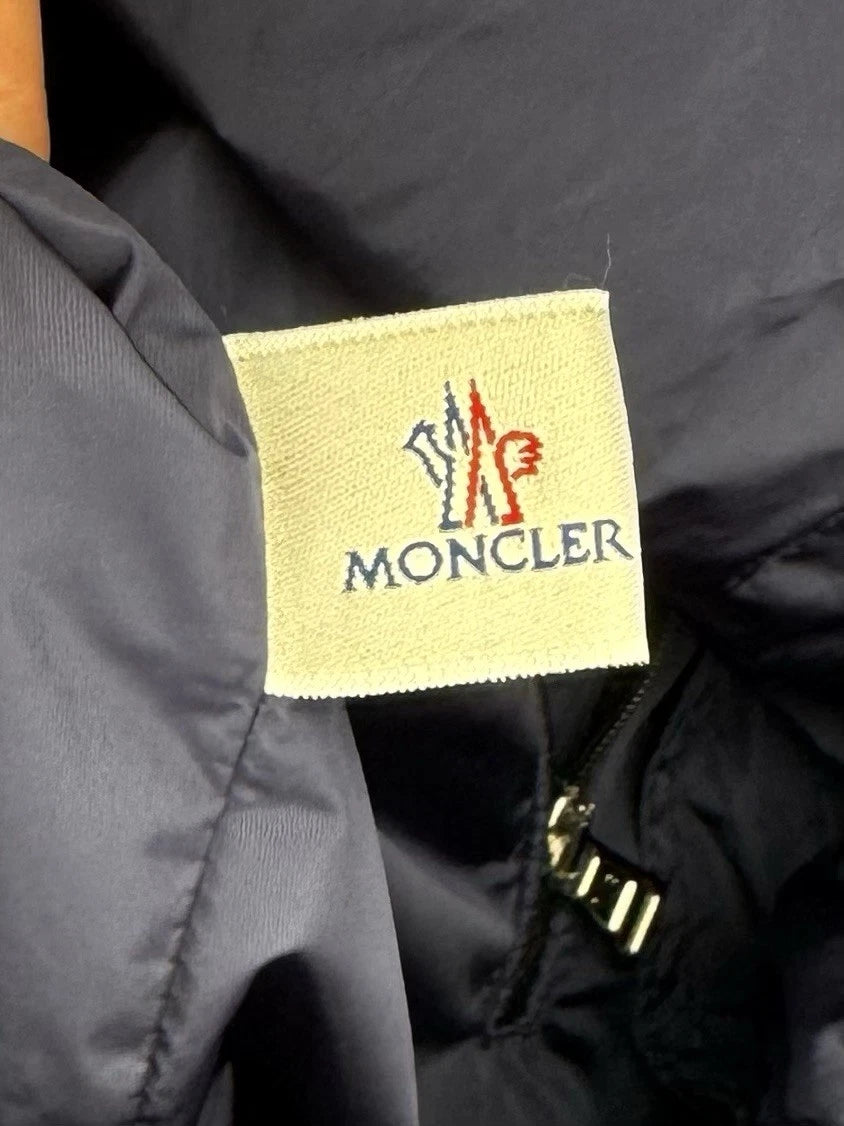 Moncler Navy Denis Field Jacket - Size 4 (22.5” PTP)