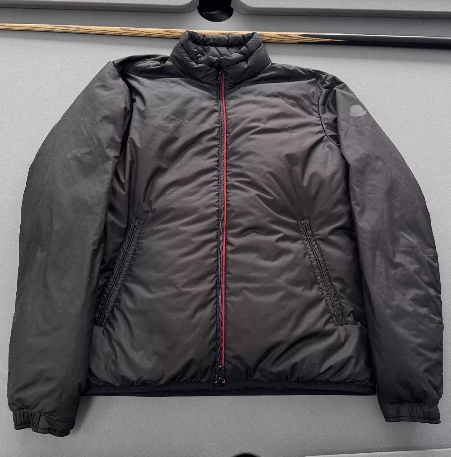 Moncler 1952 Helfferich Black Down Jacket - Size 4 - PTP 24”