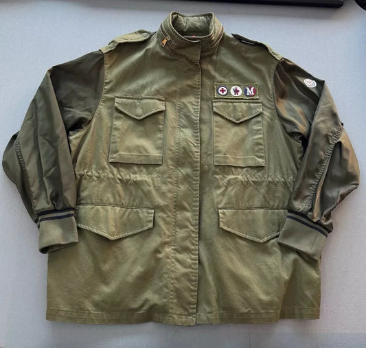 Moncler Zamia Khaki Jacket - Size 3 (UK 12-14)