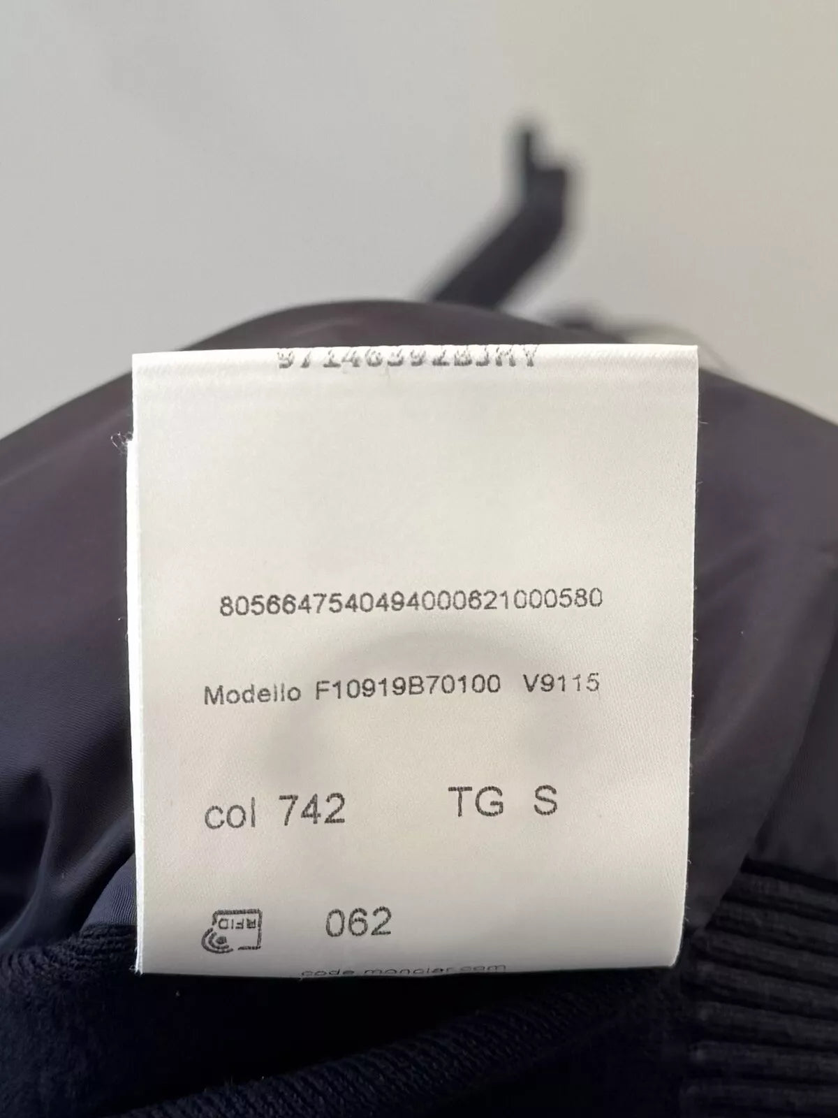 Moncler Tricot Navy Hybrid Cardigan - Size: Small (20.5''ptp)