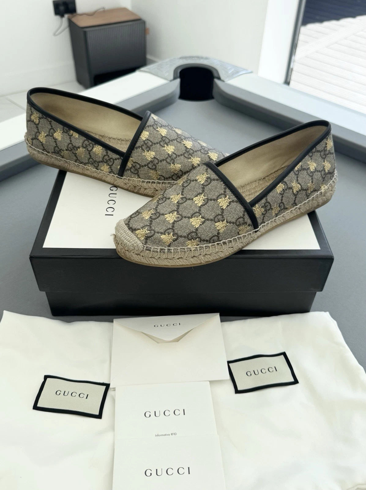 Gucci Bee Espadrilles - UK7 (EU40)