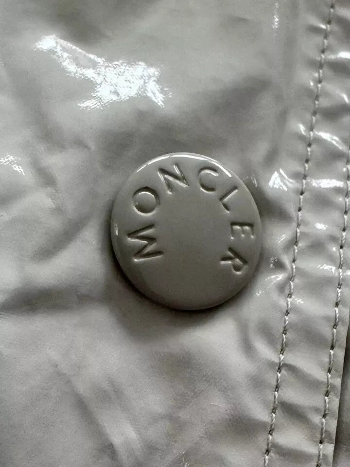 Moncler Beige Navet Rain Jacket - Size 3 - Fits UK 14/16