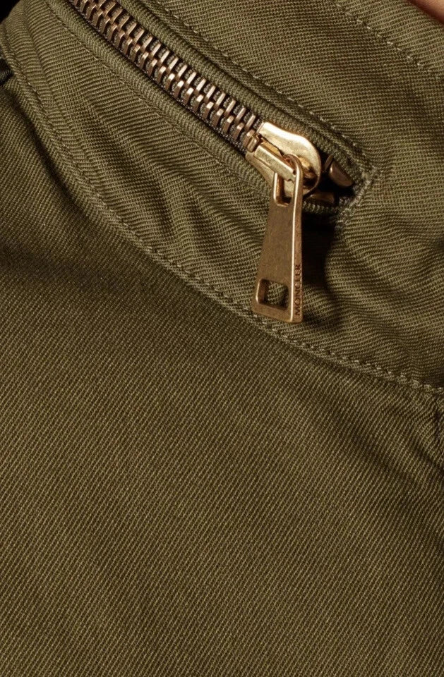 Moncler Zamia Khaki Jacket - Size 3 (UK 12-14)